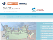 Tablet Screenshot of microtechmachines.com